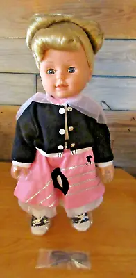 CITITOY DOLL 50'S GIRL BLONDE WEARING A POODLE SKIRT Vintage Reproduction • $34.95