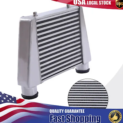 Universal Intercooler Turbo Front Mount 2.5  Inlet/Outlet Same One Side Aluminum • $90.24