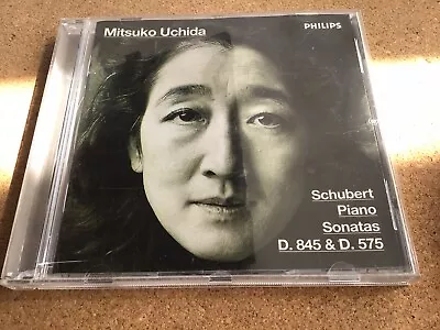 Mitsuko Uchida Plays Schubert Piano Sonatas In A Minor D.845 & B D575. Philips • £4.39