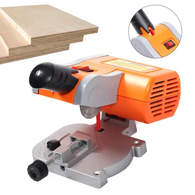 £50 • Buy 2  Mini Bench Cut-off Saw Kit 0-45 Wood Metal Cutter Micro Table Saws 7800RPM
