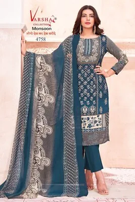 Bollywood Synthetic Designer Salwar Kameez Indian Pakistani Collection Stitched • £27.59
