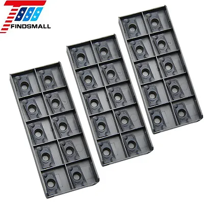 30pcs HM90 APKT1003PDR IC908 Carbide Turning Inserts Milling Blades US • $39.99