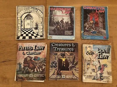 Rare Vintage I.c.e. Rolemaster Merp Rpg Roleplaying Osr Bundle • £75