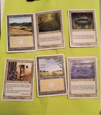 Lot Of 6 1999 Magic The Gathering Card VINTAGE MTG  Game • $2