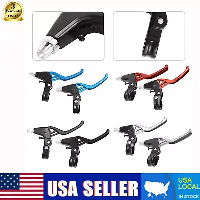 1Pair Aluminum Bicycle BMX Brake Handle MTB Mountain Bike Cycling Brake Levers • $6.70