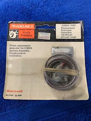 New Honeywell Q302A 1025 Replacement Powerpile Generator 750 Millivolt 32  Lead • $65