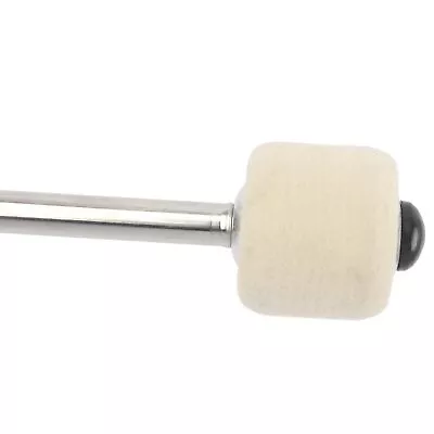 Durable Bass Drum Mallet Drumstick With Wool Felt Head Percussion Marching Band • $9.71