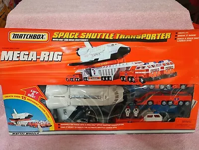 Matchbox Mega Rig Space Shuttle Transporter Vintage Complete • $10