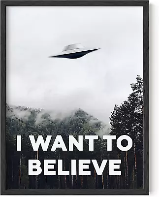 The X Files I Want To Believe Poster - I Want To Believe Posters • $22.81