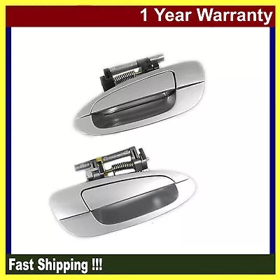 For 2002-2006 NISSAN ALTIMA Outside Door Handle Rear Pair KY1 Silver DS339 • $34.47