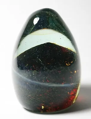 Large Mdina Glass Swirl Paperweight • $112