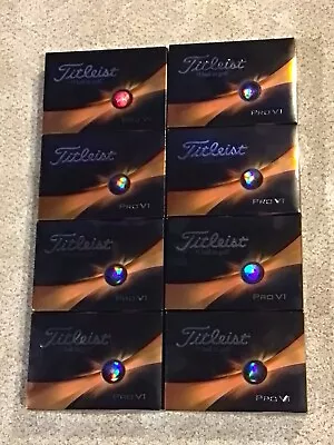 (8) Dozen Brand New Titleist Pro V1 Golf Balls • $360