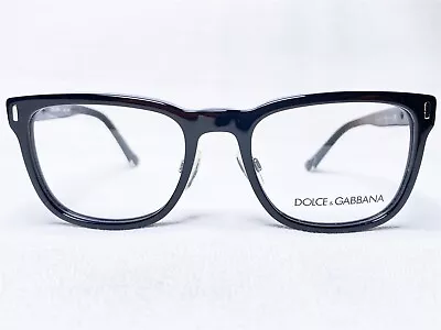 NEW Dolce & Gabbana DG3241 501 Mens Black Square Eyeglasses Frames 52/19~140 • $189.99