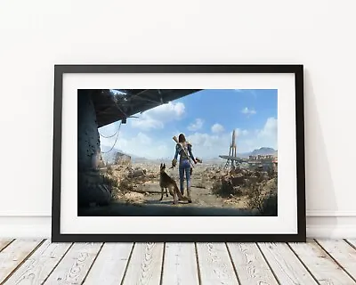 Fallout Girl Photo Paper Poster Excellent Frame NOT Included All Sizes XXL • £8