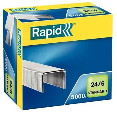 £20.52 • Buy Rapid Standard Staples Soft Wire Comfort Galvanised Office Desk Stationery
