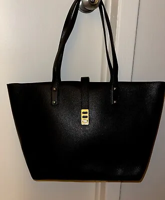 MICHAEL KORS Karson Lg Carrryall Tote Saffiano  Leather Fulton  Black • $25