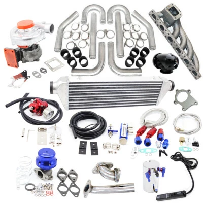 $759 • Buy T3/T4 Turbo Kits For BMW 323I 325I 328I E36 E46 V6 M50B25 M52B25 B54 B56 S50