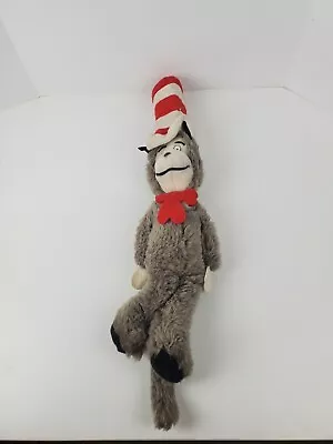 $6.25 • Buy Cat In The Hat 25  Dr. Seuss 1980 Vintage Plush Gray Stuffed Animal Eden Toys 
