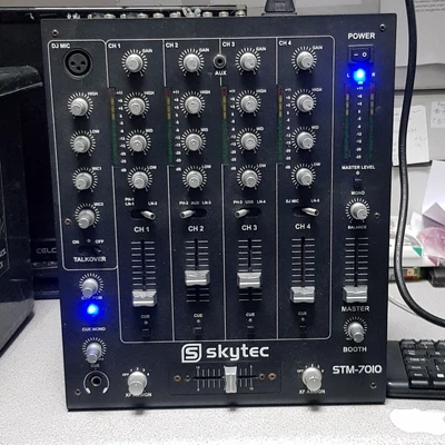 £140 • Buy Skytec STM-7010 4-Channel DJ MC PA Mixer 