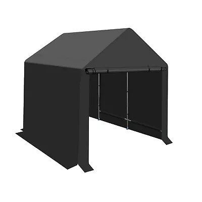 Outdoor Storage Shed Canopy Carport Heavy Duty Metal Frame Shelter Tent • $159.99