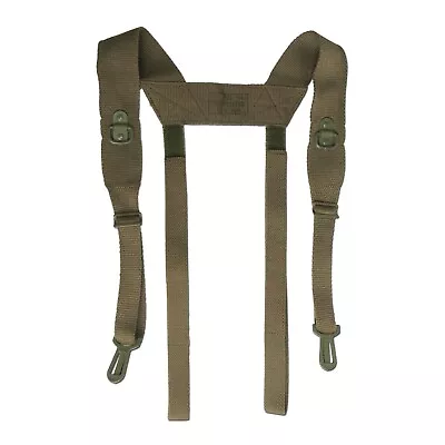 Authentic French FAMAS Combat Suspenders Field Harness OD Green Army Military • $14.99