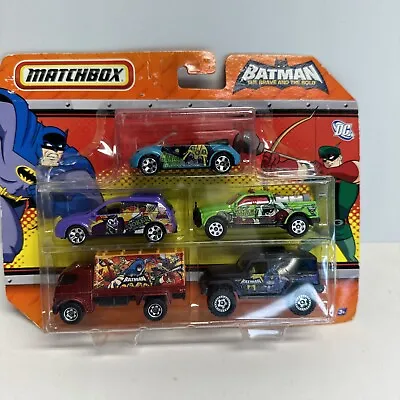 Matchbox Batman The Brave And Bold 5 Car Lot Mattel 2010 Gorilla Grodd Joker • $25.95