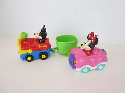 Vtech Disney Go Go Smart Wheels Musical Cars Mickey Mouse Train And Minnie • $17.99