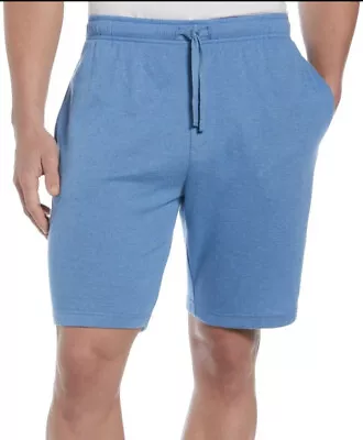 Cubavera Men's Solid Double-Knit Drawstring Shorts Federal Blue Small • $7.19