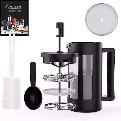 Cafetiere Coffee Press 2 Cups/350Ml Glass French Press Coffee Maker • £13.99