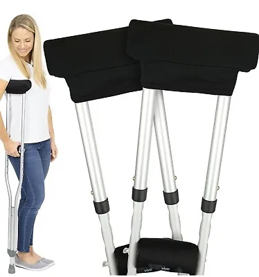 Underarm Crutch Pads And Padded Hand Grips Universal Crutch Accessories • £5.99