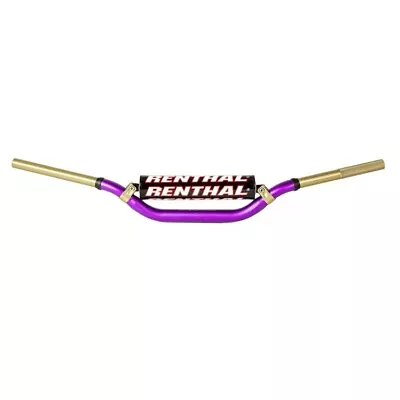 Renthal Twinwall Handlebars Motocross Bars 997 Bend Purple Kawasaki Kxf450 • $210.20