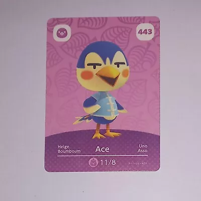 Genuine Animal Crossing Amiibo Card - Series 5 - 443 Ace • $1.90