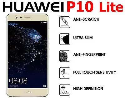 HD CLEAR MATTE ANTI GLARE SCREEN PROTECTOR COVER GUARD FILMS FOR HUAWEI P10 Lite • £2.20