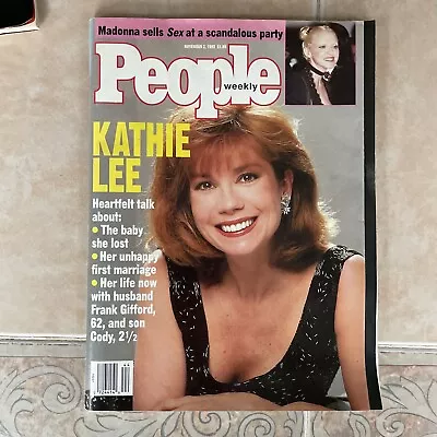 People Magazine Nov 2 1992 Kathie Lee Cover - Madonna Sells Sex - No Label VG • $8.50