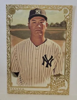 2019 Topps Allen And Ginter Gold Border #367 Masahiro Tanaka New York Yankees • $0.99