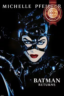 Batman Returns Catwoman Official Original Cinema Movie Print Premium Poster • $119.95