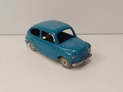 Vintage Mercury Italy Diecast No. 18 Fiat 600 Blue W/ Grey Tires Original • $41.95