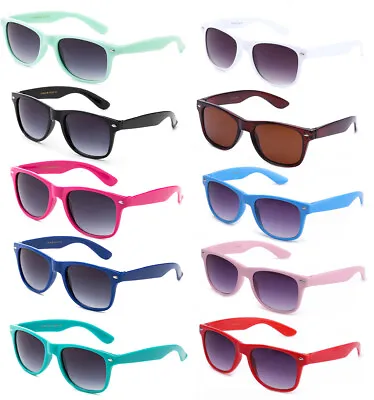 Retro Classic Sunglasses 80's Vintage Men Women Eyewear Hipster Nerdy UV 100% • $8.95