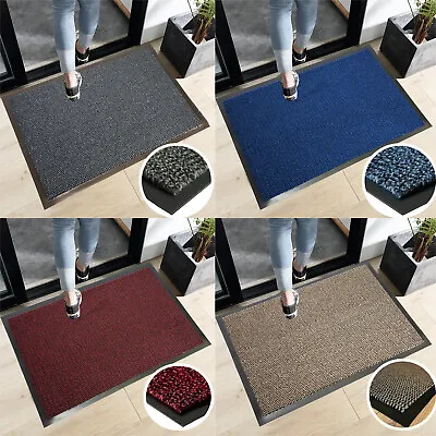 £10.99 • Buy Heavy Duty Barrier Door Mat Rug Non Slip Washable Large Small Hard Dirt Trapper