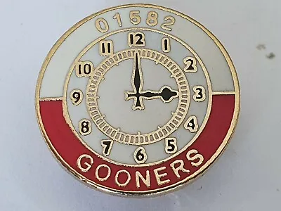 £8.90 • Buy Arsenal FC Clock Pin Badge The Gooners Very Rare Afc Highbury Premier Emirates 
