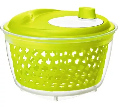 Rotho Fresh Salad Spinner Plastic (PP) BPA Green/transparent 45l  • £14.99