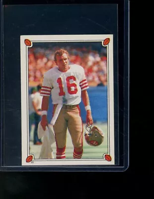 1987 Topps Album Sticker 60 Joe Montana  • $3