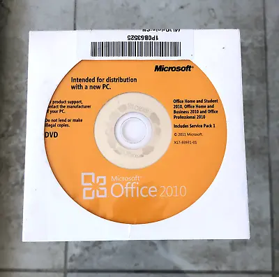 Microsoft Office Home And Business 2010 W/Product Key • $79.99