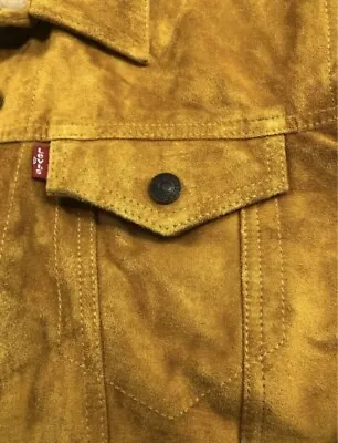 $399.99 • Buy Levi Suede / Leather Fleece-lined Sherpa Trucker Jacket M 