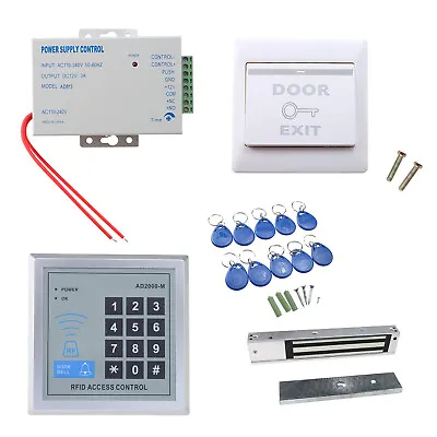 RFID Door Entry  Electronic Lock Magnetic Security Access Control System Kit Set • $69.99