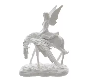 Fairy On Horse Garden Ornament 26 X 19 X 34cm • £27.95