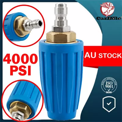 Pressure Washer Tips Turbo Nozzle Pressure Washer 5000PSI 1/4'' Quick Connect AU • $25.89