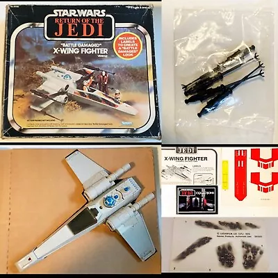 $799.99 • Buy Vintage Return Of The Jedi X-WING Battle Damaged Kenner Lights Work! - Star Wars