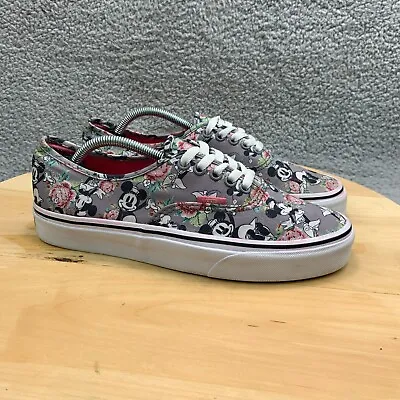 Vans X Disney Minnie Mouse Digi Rose Womens Size 8.5 Shoes Authentic Grey • $69