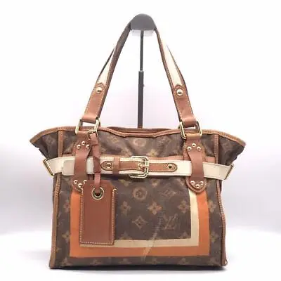 $720.06 • Buy LOUIS VUITTON Tisse Rayures PM M56386 Monogram Tote Hand Bag